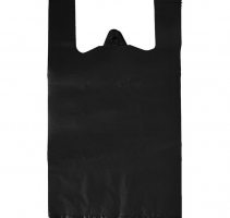 Пакет майка ПНД черная 30(+16)х60(16мкм) 1/100/1000 шт.